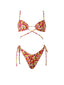 AMARELLE Twist Bikini in Blossom Mirage Pattern