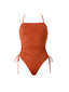 FINOLHU Gold One Piece in Solid Colors