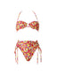 GORGONIA High Waist Bikini in Blossom Mirage Pattern