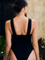 AUDREY One Piece in Black/Nude Tone