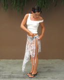 Dentelle Skirt in White