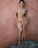 Sirène Pareo in Orange Nude